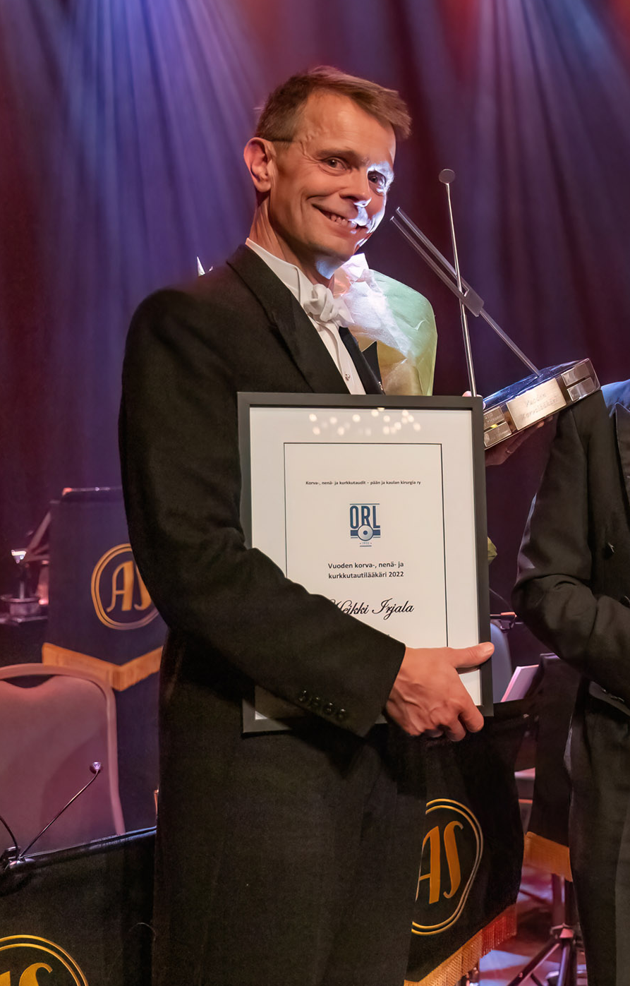 Vuoden 2022 korva-, nenä- ja kurkkulääkäri